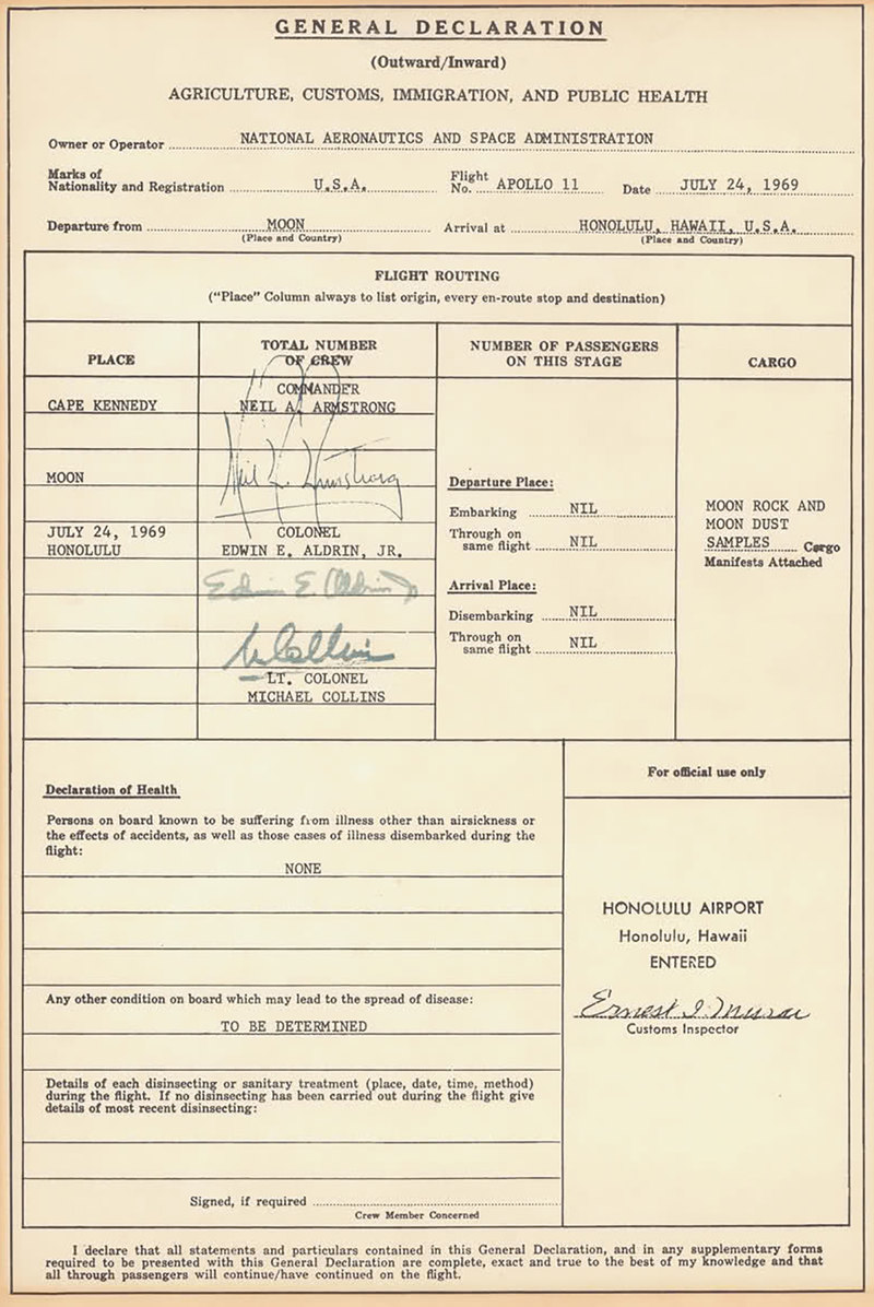Illustration for article titled No, Apollo 11 astronauts didn't go through customs after splashdown